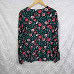 Matilda Jane ‎ Yesteryear Poppy Print Long Sleeve Blouse Size S Photo 4