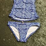 Helen Jon Blue Paisley Print 2 Piece Swimsuit Size XS Photo 1