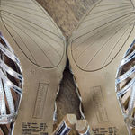 Christian Siriano Silver Strappy Stiletto Heel Size 10 Heeled Gladiator Sandal Photo 9