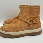 Free People  Women Tan Suede Bodhi Harness Sneaker Sz 8.5 New Photo 0