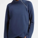 Athleta Cozy Karma Asymmetrical Pullover Women S Athleisure Lounge Travel Casual Photo 0