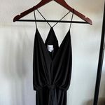 ✨SALE Misa Los Angeles Black Domino Spaghetti Strap Mini Dress Size S NWT Photo 4