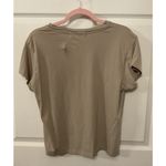 Free People x Daydreamer Beverly Hills Cropped Tan Tee, sz M Size M Photo 3