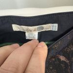 Boden Jacquard Trouser Pants Metallic Rose Gold Blue 12L Tall Holiday Party Glam Size undefined Photo 6