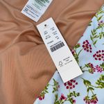 J.Crew New  Floral Curved Waist Cheeky Bikini Swim Bathing Suit Bottom Size 3X Photo 5