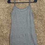 Grey Mini Dress Gray Size M Photo 1