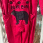 Wild & Cozy Bear Bum One Piece Pajamas North Pole Alaska Sleepwear size M Size M Photo 4