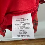 Nsr  Red Emma Floral Smocked Long Sleeve Mini Dress Large Photo 5