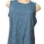 Maurice's Blue Sleeveless Women's Top, Sz Large Photo 0