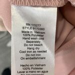 Ignite Evenings Chiffon Overlay Asymmetrical Cape Blush Pink Sheath Dres… Size 8 Photo 15