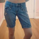 Low Waisted Y2k Denim Shorts◡̈ Blue Size XS Photo 0