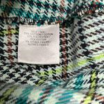 Tanya Taylor Tanya Taylor Fallon Green Houndstooth Plaid High Rise Semi Flare Pants Size 2 Photo 13