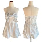 L'ATISTE L’atiste strapless pin stripe romper Photo 1