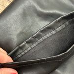 Mother‎ Denim The Insider Ankle Black Faux Leather Wax On Wax Off Jeans size 29 Photo 12