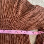 American Apparel  Aslan Sweater Size Small Long‎ Sleeve Crop Brown Light Sweater Photo 9