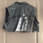 Women’s Cropped Denim Vest Photo 3