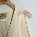 Blue Cactus Vintage Artsy Yellow Vest made in USA size M Size M Photo 5