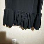 Derek Lam 10 Crosby Designer Black Drop Waist Ruffle Hem Shift Dress Photo 5