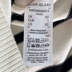 River Island IN OTHER WORDS Oversized V-Neck Striped Long-Sleeve Knit Tunic Photo 4