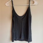 Brandy Melville  Dark Grey Ribbed Tank One Size Photo 4