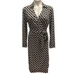 Diane Von Furstenberg  Jeanne Silk Jersey Wrap
Dress, Sz 12 Photo 4