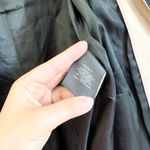 Vince Camuto Black Beige Zipper Hooded Coat with Belt US Medium Photo 4