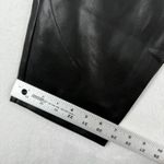 Avec Les Filles  Black Faux Leather Paperbag Waist Pants‎ Women's Size S Photo 4