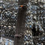 Lil Pour L'Autre Paris Tweed Blazer Wool Mohair Jacket Size EU 38 Blue Photo 10