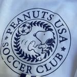 Peanuts USA Soccer Club White T Photo 1