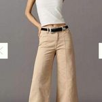 Anthropologie  Maeve Delaney Crop Seamed High-Rise Wide-Leg Jeans Size: 32 Photo 0