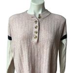 Madewell  Striped Bowden Henley Sweater in Coziest Yarn, Sz XS Photo 8