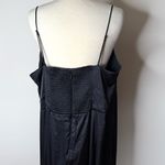 Abercrombie & Fitch Abercrombie Black Satin Camille Maxi Dress Photo 9
