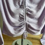 Wild Fable Women's Light Purple Lace-Up Cozy Knit Blouse - Size XXL - NWT Photo 4