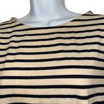 NILI LOTAN Target Long Sleeve Breton Top Cream And Black EUC Size Medium Photo 2
