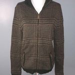 Ralph Lauren plaid zip up jacket size M Brown Size M Photo 0