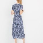 Madewell  Navy Floral Midi Dress Photo 1