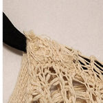 Urban Outfitters UO Sasha Striped Cropped Crochet Sweater Size Small Photo 10