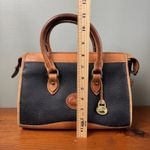 Dooney & Bourke Vintage 80s  All Weather Leather Boston Satchel Bag Made in USA Photo 4