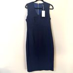 Ted Baker NWT  Astriid Navy Wrap look Sleeveless Midi dress Sz 3 / US 8 / Medium Photo 4