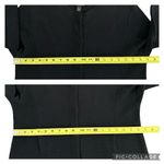 Eileen Fisher Silk Cotton Interlock Long Cardigan Jacket Black Size Medium Photo 10