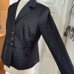 Y2k vintage bow detail clip dot blazer Black Size 10 Photo 12