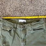 Vervet Women’s Distressed Green Cropped Jeans Sz 29 Photo 9