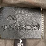 Goosecraft Biker 513 Hunter Green Leather Zip Up Moto Jacket Photo 4