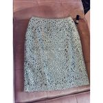 Tahari NWT  LUXE Silver shimmer Pencil Skirt  Size 4 Photo 5