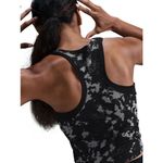 Nike NWT Women’s Small One Fitted Dri-Fit Cropped Printed Tank Top Photo 2