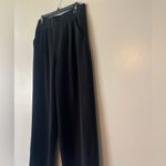 Elegant Black Wide Leg Dress Pants Size L Photo 1