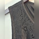 Calvin Klein NWT  Lace Tank Lined Black Business Casual Career Size Large Photo 4