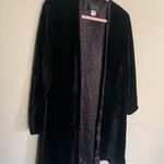 Vintage | Darcy Velvet Burnout Kimono Jacket Black | M Size M Photo 4