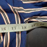 Urban Heritage  Rayon Crop Top. Size‎ Small. Navy striped. Photo 5