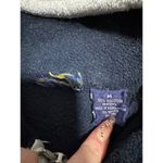 Pooh Tigger Embroidered Fleece Pullover 1/4‎ Zip Trim Sweatshirt Disney M Blue Size M Photo 3